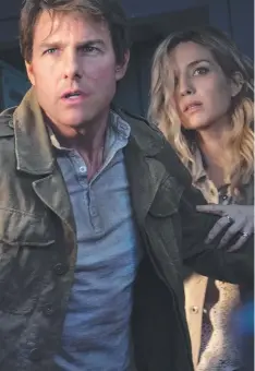  ??  ?? Tom Cruise and Annabelle Wallis in The Mummy.