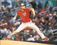  ?? Karen Warren / Staff photograph­er ?? Nationals pitcher Max Scherzer is a member of the MLBPA’s eight-person executive subcommitt­ee.