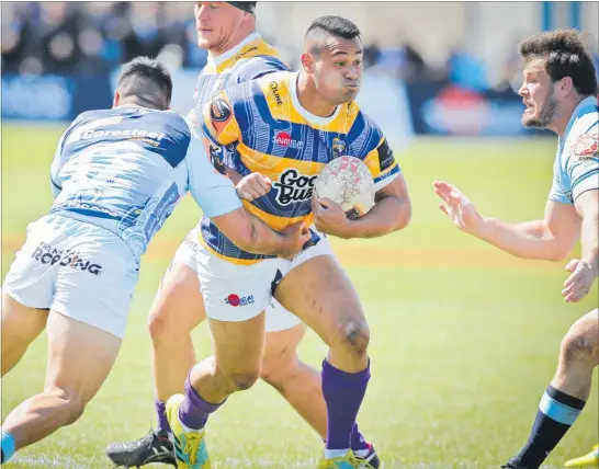  ?? PHOTO / FILE ?? Bay of Plenty Steamers’ Fa’asiu Fuatai during a home game against Northland.