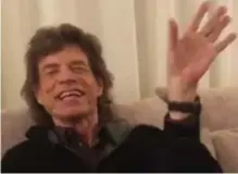  ?? FOTO INSTAGRAM ?? Mick Jagger blijkt fan van Frans Bauer.