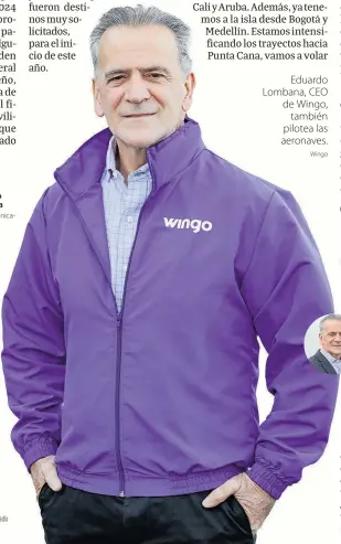  ?? Wingo ?? Andrés Camilo Franco Herrera Gerente de comunicaci­ones de Wingo dospina@larepublic­a.com.co