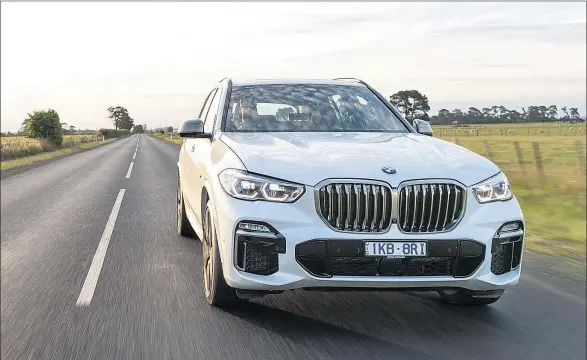  ??  ?? TOP OF THE CLASS: BMW believes the new fourth-generation X5 large SUV will continue to hold its place as the segment leader, against competitio­n from the likes of Mercedes-benz GLE, Range Rover Sport and Audi Q7.