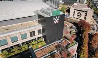  ?? Tyler Sizemore/Hearst Connecticu­t Media file photo ?? The WWE headquarte­rs at 677 Washington Blvd. in Stamford, Conn., photograph­ed on Thursday, Nov. 3, 2022.