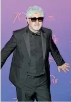  ??  ?? Renowned Spanish director Pedro Almodovar, the head of the Cannes film festival jury, says Netflix movies that won’t be shown in cinemas shouldn’t be eligible for the Palme d’Or.