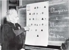  ?? EFE ?? PIONERA. Maria Montessori (1870-1952) fue una de las primeras voces del feminismo, creadora de un método escolar no represivo en el que prevalece la libertad.