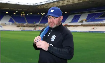  ?? Matthew Childs/Action Images/Reuters ?? Wayne Rooney has agreed a three-and-a-half year deal to become to replace John Eustace as Birmingham’s manager. Photograph: