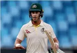  ?? GETTY IMAGES ?? Australian captain Tim Paine faced 194 balls, including 163 dot balls, to guide the visitors to a draw against Pakistan.