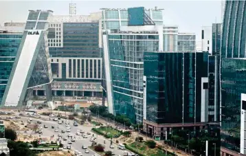  ??  ?? Despite infrastruc­tural challenges, Gurugram was able to emerge as one of the world's biggest outsourcin­g hubs