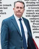  ?? ?? OUTSPOKEN: The Trade Secretary, Liam Fox