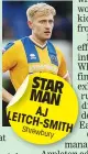  ??  ?? STAR MAN AJ LEITCH-SMITH Shrewbury