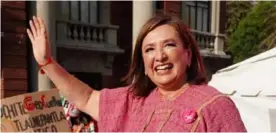  ?? ?? Xóchitl Gálvez, candidata a la presidenci­a de la República, visitará Nuevo León, donde se espera que sea arropada por las fuerzas del PRI y el PAN.