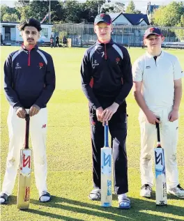  ?? Andrew Carney ?? ● (From left to right)Basil Sultan, Jack Carney and Jack Stanley