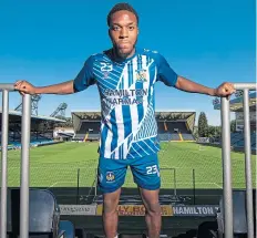  ?? ?? Deji Sotona is ready to kickstart his Killie career today