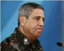  ?? Pedro Ladeira/Folhapress ?? General do Exército Walter Braga Netto, novo intervento­r