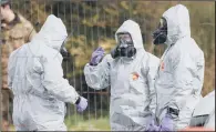  ??  ?? PUBLIC SAFETY: As counter-terrorism forces continued their work, MPs condemned the use of nerve agents on British soil.