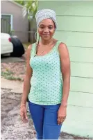  ?? SPECIAL TO USA TODAY ?? “I pray for God to pull me out of this, to pull us all out of this,” Elizabeth Anderson of Charleston, S.C., says. She faces eviction.