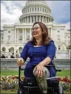  ?? BRIAN CASSELLA/CHICAGO TRIBUNE/TNS ?? In April, Sen. Tammy Duckworth became the first sitting U.S. senator to give birth. She inspired a rule change in the Senate to allow infants in the chamber.