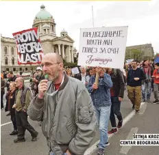  ??  ?? šetnja kroz centar beograda