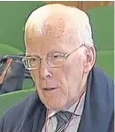  ?? Picture: PA. ?? Oil tycoon Sir Ian Wood answering questions at the House of Commons.