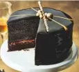  ??  ?? The Collection Belgian Chocolate &amp; Hazelnut Mirror Glazed Cake, £20, Marks &amp; Spencer