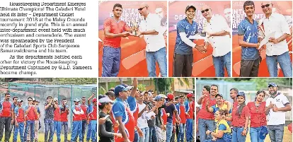 Galadari Inter Department Cricket Tournament 2018 Pressreader