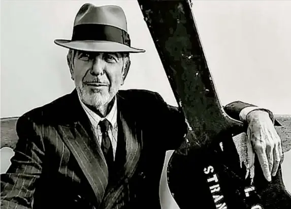  ?? THE COHEN ESTATE ?? Leonard Cohen’s “Hallelujah” is the focus of a documentar­y that will be shown at the San Diego Internatio­nal Jewish Film Festival.