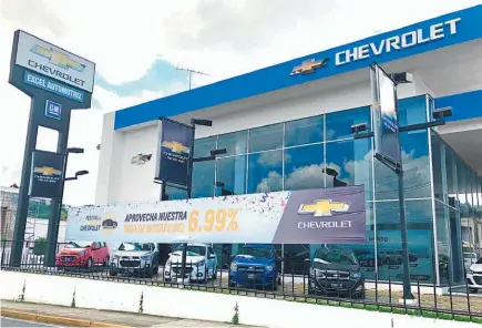  ??  ?? Promoción. Chevrolet ofrece hasta el 6.99 % de tasa de interés en su Festival de Ofertas Chevrolet.