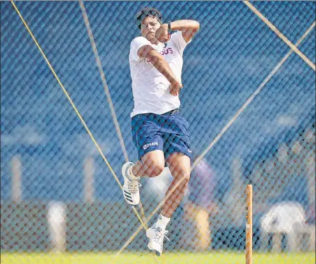  ?? PRATHAM GOKHALE/HT PHOTO ?? In six Test matches, chinaman Kuldeep Yadav has picked 24 wickets with a career best of 5/57.