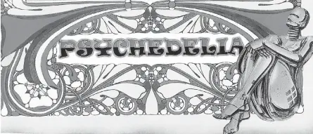  ??  ?? Psychedeli­a, an exhibition open to all artists on a theme of psychedeli­a, is at Martin Batchelor Gallery, 712 Cormorant St., July 29-Aug. 17. The opening reception is set for Saturday, 7-9 p.m.