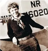  ?? — ALBERT BRESNIK/ THE PARAGON AGENCY VIA AP FILES ?? A forensic study by a professor at the University of Tennessee concluded that bones recovered in 1940 were those of aviator Amelia Earhart.