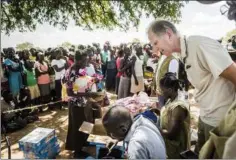  ?? ?? Andreas Kamms første rejse som generalsek­retaer i Dansk Flygtninge­hjaelp gik til Uganda, hvor han også sluttede karrieren i 2017. Foto: Asger Ladefoged/Ritzau Scanpix