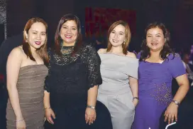  ??  ?? (From left) Watsons’ Christine Villongco, Luchie Arenas, Kim Reyes and Precy Hentoloro.