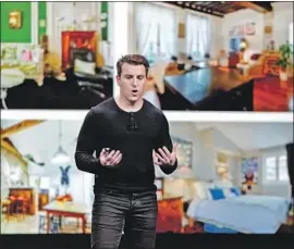  ?? Eric Risberg Associated Press By Andrew Khouri ?? AIRBNB’S “investment­s have the potential to generate solid returns for our company and make communitie­s stronger,” said CEO Brian Chesky, shown last year.
