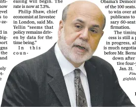  ??  ?? Ben Bernanke