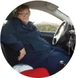  ??  ?? Joni Rutledge sits inside her Pontiac sedan in the parking lot of the Dartmouth Crossing Walmart on Dec. 4, 2019. Rutledge was fired from her job and was evicted from her apartment in the summer. She's been living in her car for the last several months. Ryan Taplin photo