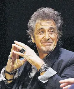  ??  ?? Carrera. Al Pacino debutó como actor en la serie “N.Y.P.D.” en 1968; en ganó en 1993 un Óscar por “Scent of a Woman” (1992).
