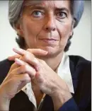  ??  ?? Christine Lagarde.