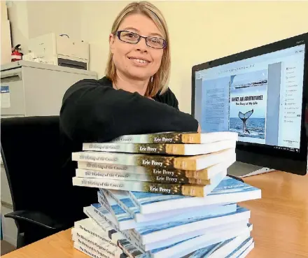  ?? PHOTO: SCOTT HAMMOND/FAIRFAX NZ ?? Katie Rasmussen has a passion for book design and publishing.