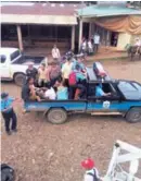  ?? LA PRENSA, NICARAGUA ?? En un ‘pick up’ se llevó la Policía a los detenidos.