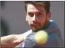  ?? (AFP) ?? Britain’s Cameron Norrie against France’s Benoit Paire at the French Open on Monday.