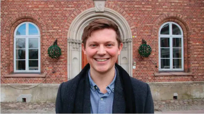  ?? FOTO: TORBJØRN WITZØE ?? Andreas Jakobsen (24) fra Kristiansa­nd er ny rådgiver for Sylvi Listhaug. Han overtok jobben etter Espen Teigen ved nyttår.