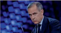  ?? — Reuters ?? Mark Carney will step down as the governor of the BoE after 18 months having guided the economy through Brexit so far.