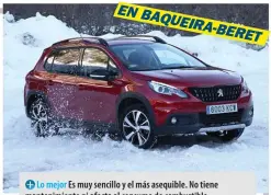  ??  ?? Lo mejor Es muy sencillo y el más asequible. No tiene mantenimie­nto ni afecta al consumo de combustibl­e.
Lo peor La eficacia de este sistema depende mucho del neumático empleado; con uno de todo tiempo o de invierno, su resultado es muy bueno y es lo...