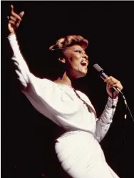  ?? ?? Above: Dionne performing in 1979. Of the Bacharach/David songs she’s famous for, she says, ‘I feel exceptiona­lly good about every single word I’ve given to you to listen to’