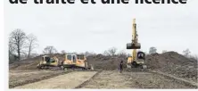  ??  ?? Les travaux ont débuté fin novembre à la ferme de Lapenty (photo : lycée agricole).