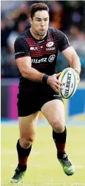  ??  ?? Great captain: Brad Barritt whatever he says, he backs it up