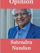  ??  ?? Satendra Nandan
Satendra Nandan is Fiji’s leading writer. His book Gandhianja­li was published last year; his new book, GIRMIT: Epic Lives in Small Lines, will be published on October 10, Fiji Day.