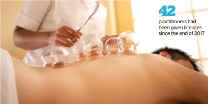  ??  ?? Many people in the UAE have resorted to cupping therapy in the UAE for various ailments such as blood disorders, rheumatic problems, skin issues, high blood pressure, migraines, bronchial congestion, varicose veins and even anxiety and depression.