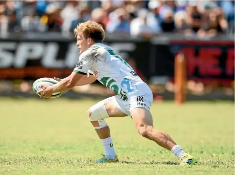  ?? GETTY IMAGES ?? Damian McKenzie made a 20-minute cameo appearance for the Chiefs at Waihi yesterday against the Blues after a knee injury nine months ago.
