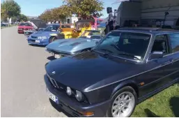  ?? ?? Class winning cars line up (Photo Brian Ngan).